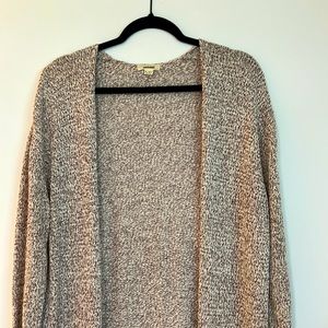 GARAGE SLOUCHY PURPLE AND WHITE KNIT CARDIGAN -bundle for discount :)